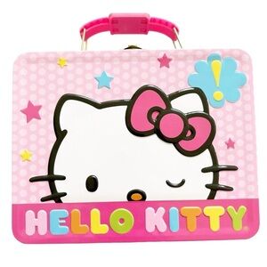 Hello Kitty tin box with puzzles
